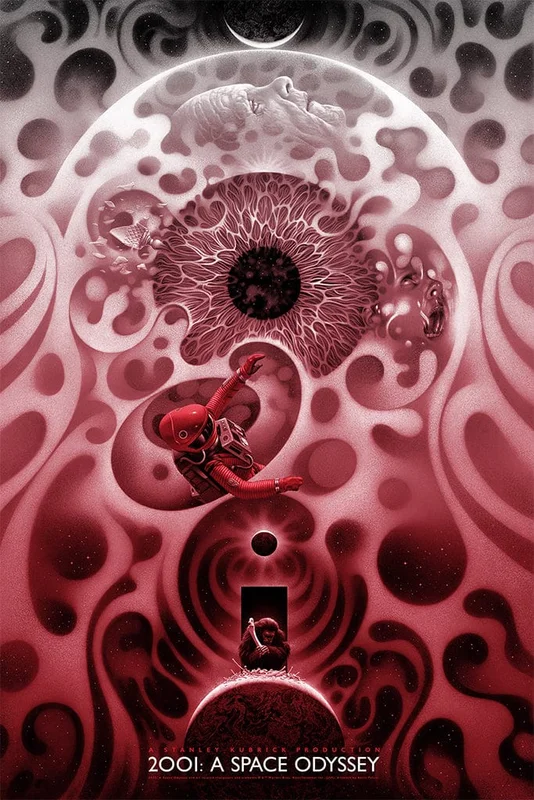 2001: A Space Odyssey (Variant) Poster