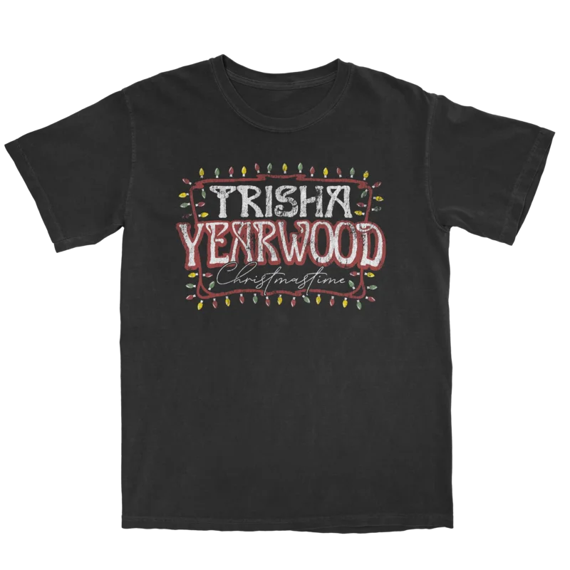 2025 Trisha Yearwood Christmastime Black Tee