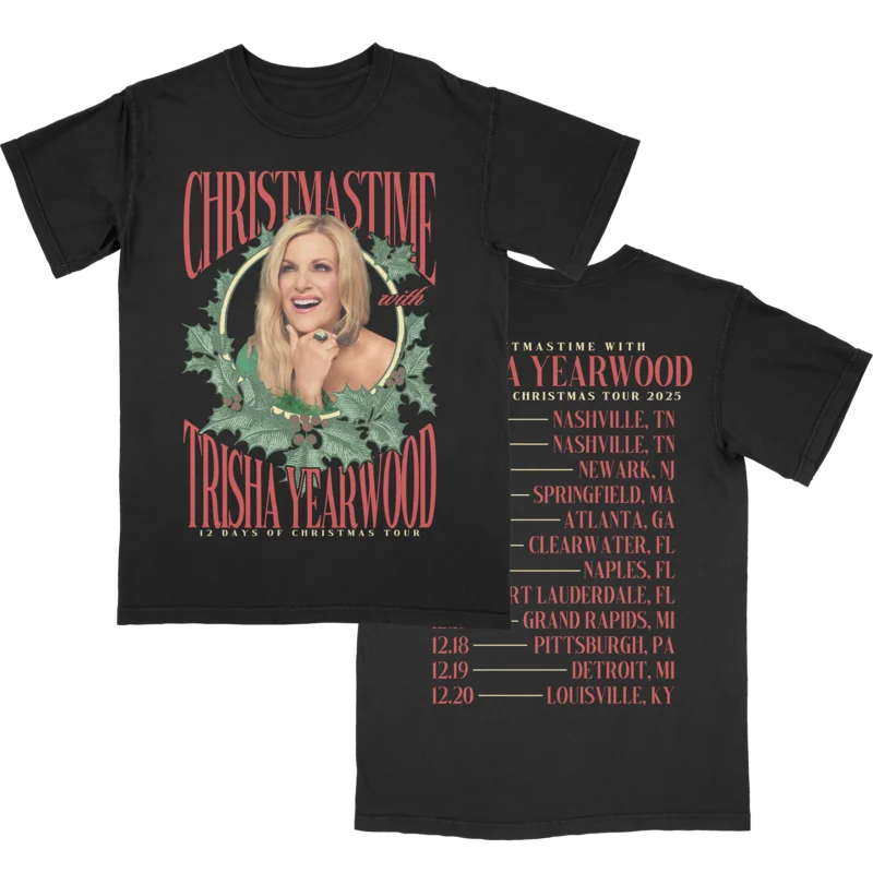 2025 Trisha Yearwood Christmastime Photo Tour Tee