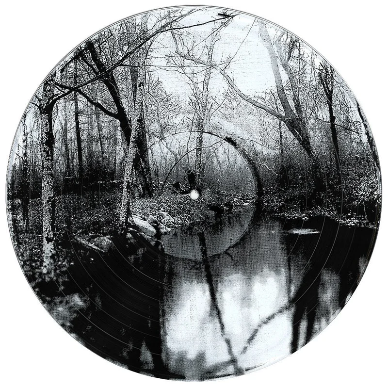 #38 Winter Creek Vinyl Record Photo Art Black and White Wall Art