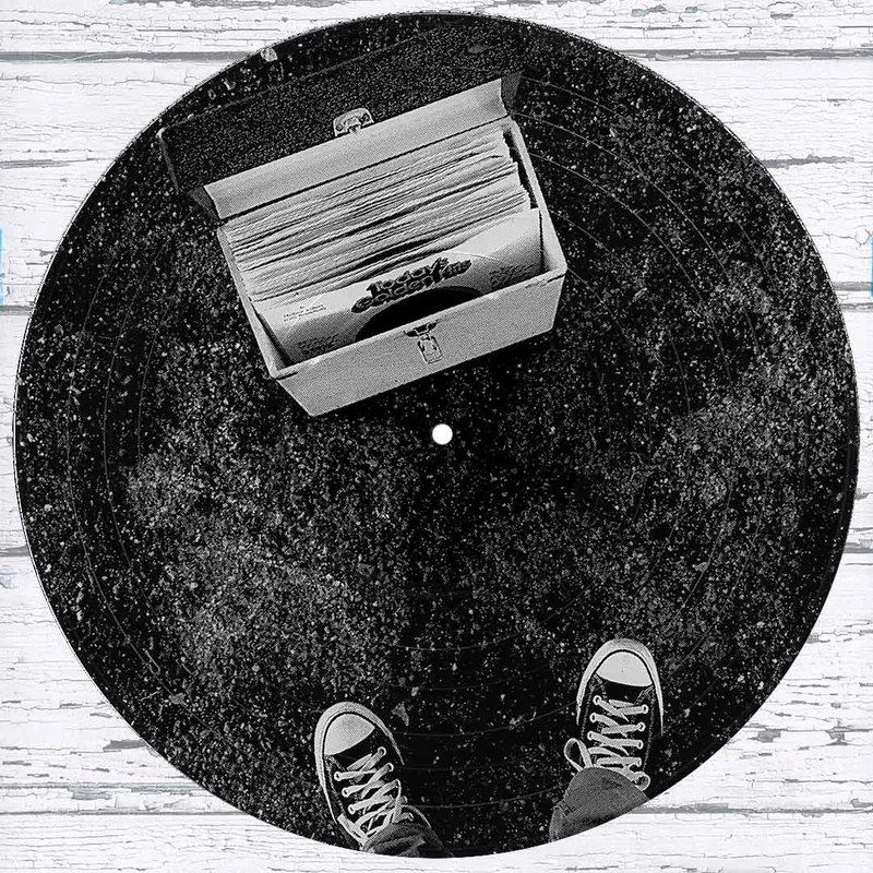 #40 Converse Chuck Taylors and Vinyl Record Box