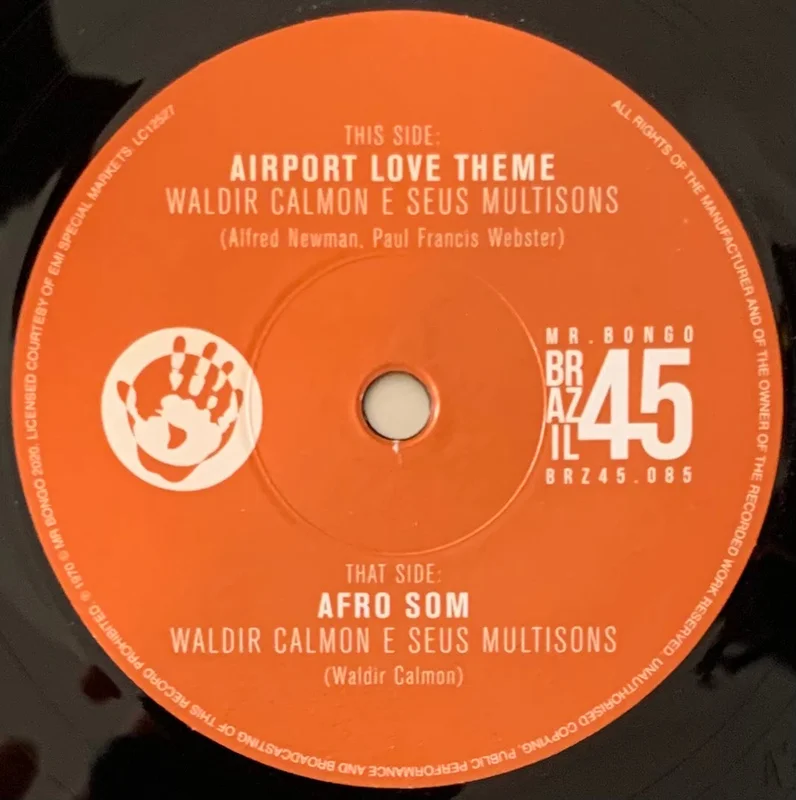 #694 Airport Love Theme / Afro Som - Waldir Calmon E Seus Multisons