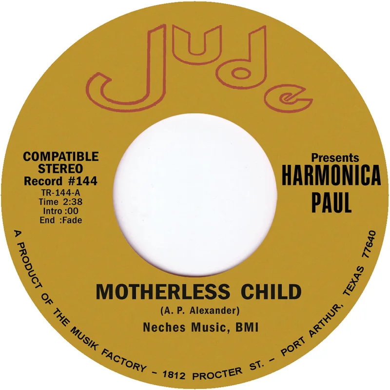 # 97 Motherless Child - Harmonica Paul