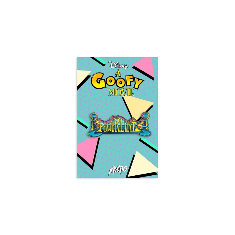 A Goofy Movie Powerline Logo Enamel Pin