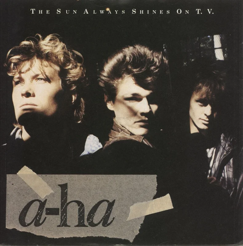 A-Ha The Sun Always Shines On T.V. - P/S UK 7" vinyl