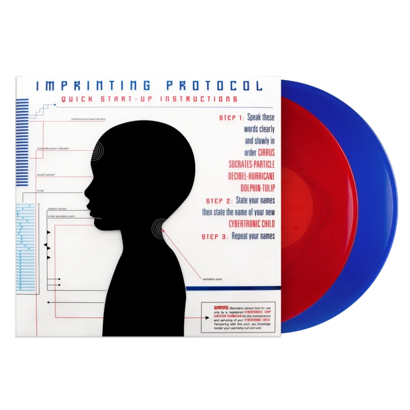 A.I. Artificial Intelligence Music from the Motion Picture 2XLP Transparent Red + Blue