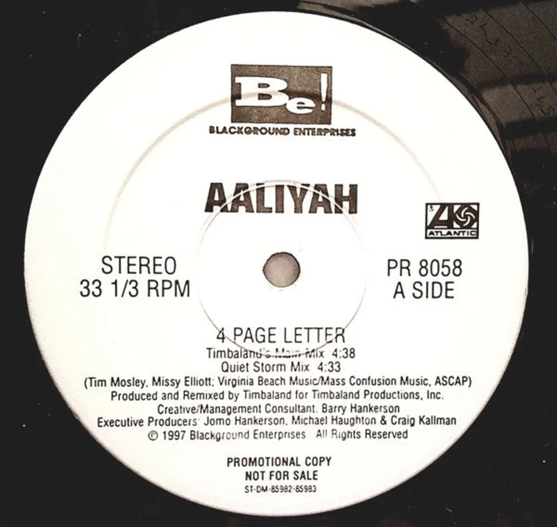 Aaliyah | 4 Page Letter