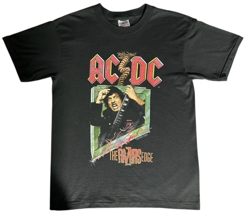 AC/DC The Razors Edge: World Tour '90-91 - Vintage Original US T-shirt