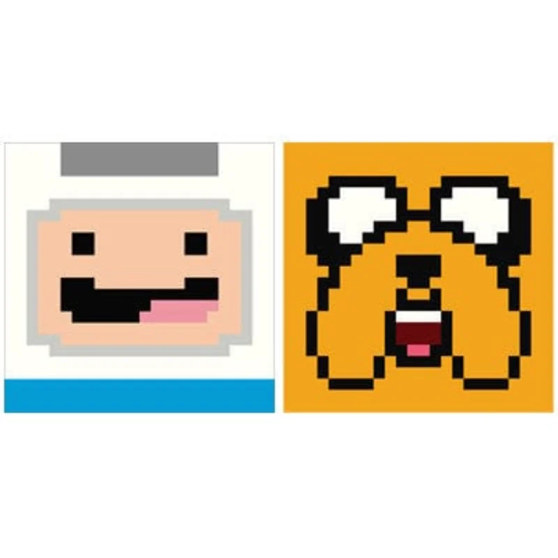 Adventure Time 8-Bit Finn and Jake Set