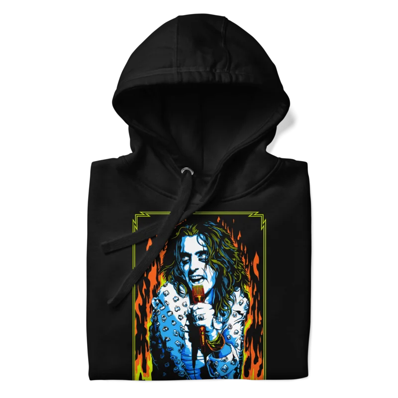Alice Cooper - Flames Hoodie Black