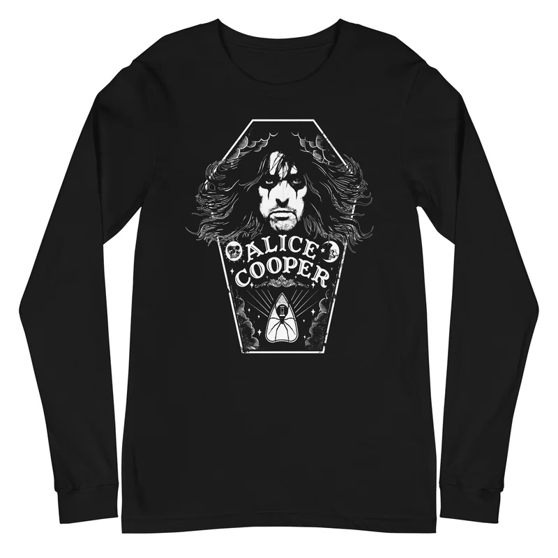 Alice Cooper - Hair Long Sleeve T-Shirt Black