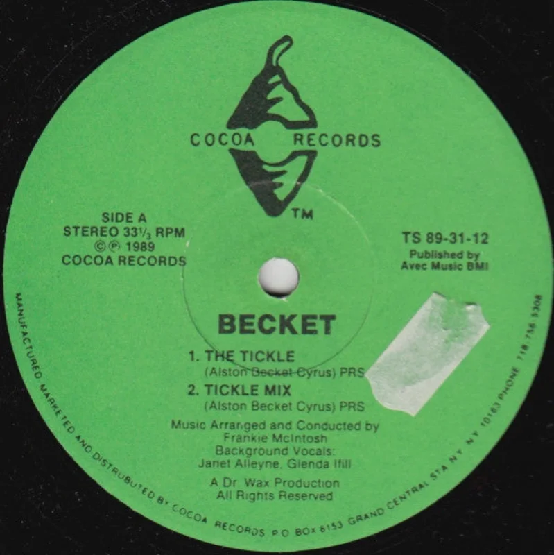 Alston "Beckett" Cyrus-The Tickle / Screws 12" Single