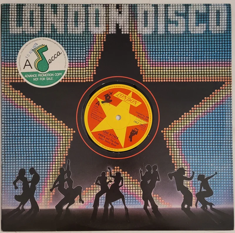 Amber And The Deep South Dance Band  Love Attack 12" Single (Promo)