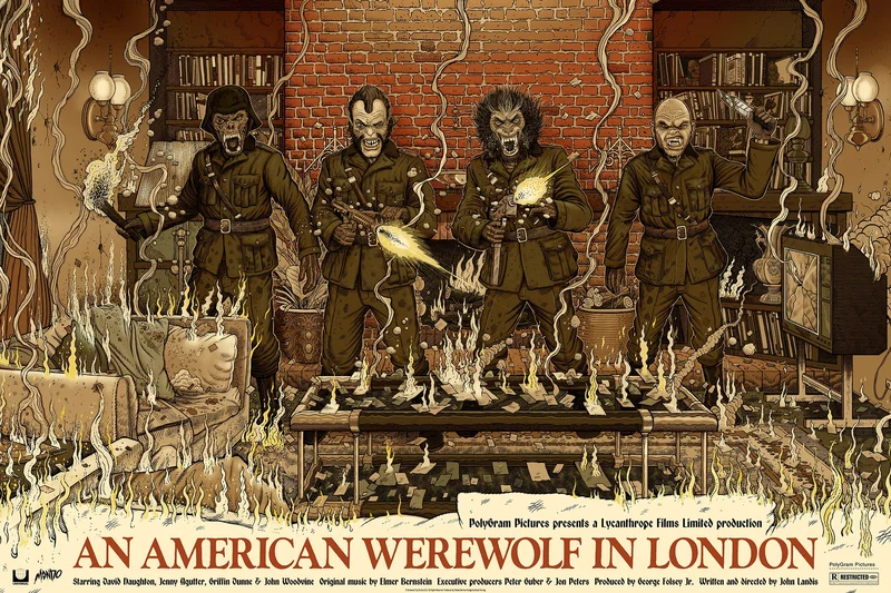 An American Werewolf in London Poster