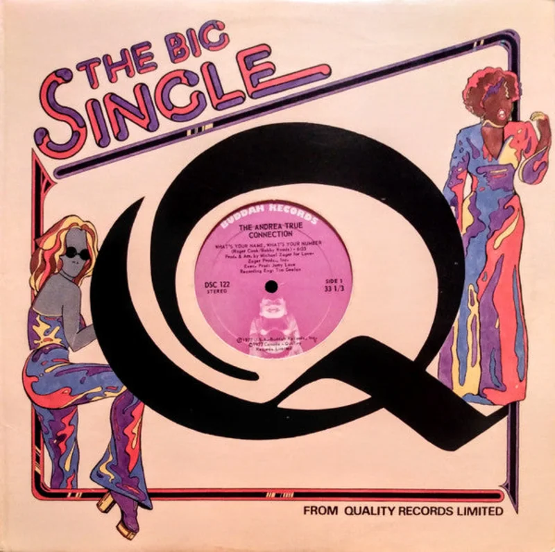 Andrea True Connection-What's Your Name, What's Your Number / Fill Me Up (Heart To Heart) 12" Single