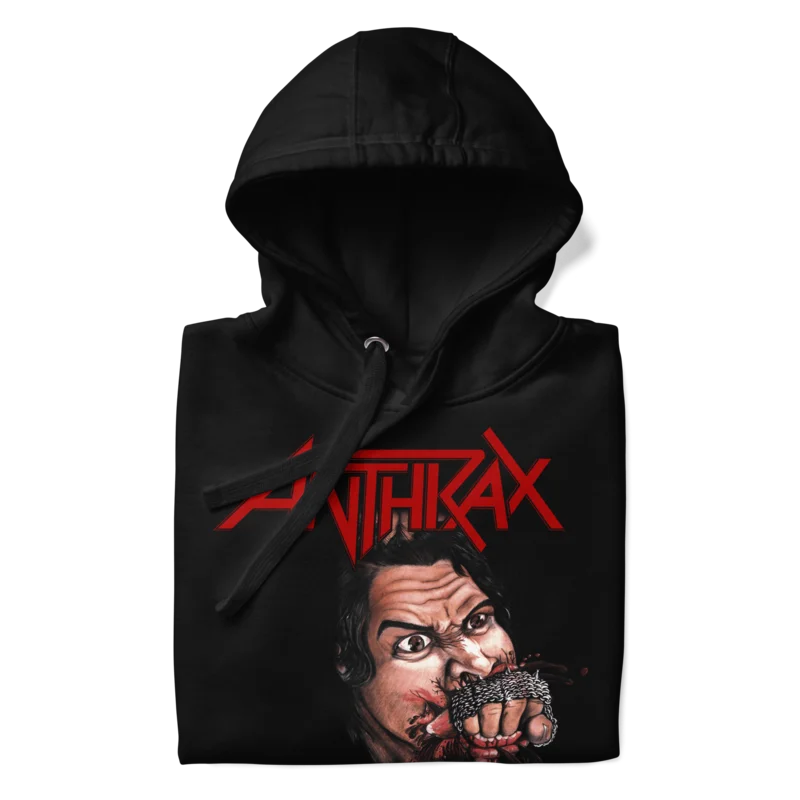 Anthrax - Bite Your Hand Hoodie Black