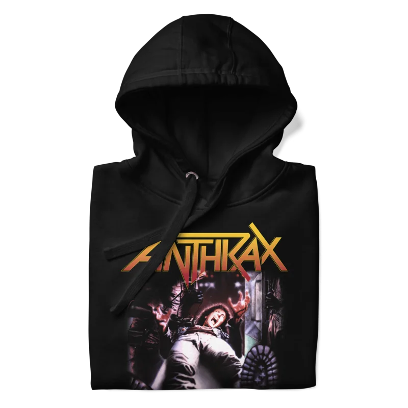 Anthrax - Die on Your Feet Hoodie Black