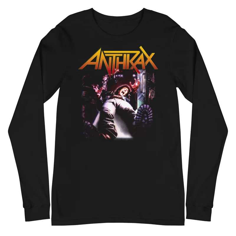 Anthrax - Die on Your Feet Long Sleeve T-Shirt Black