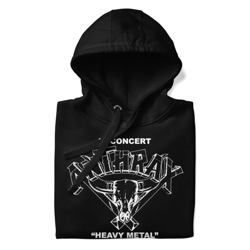 Anthrax - Heavy Metal Hoodie Black