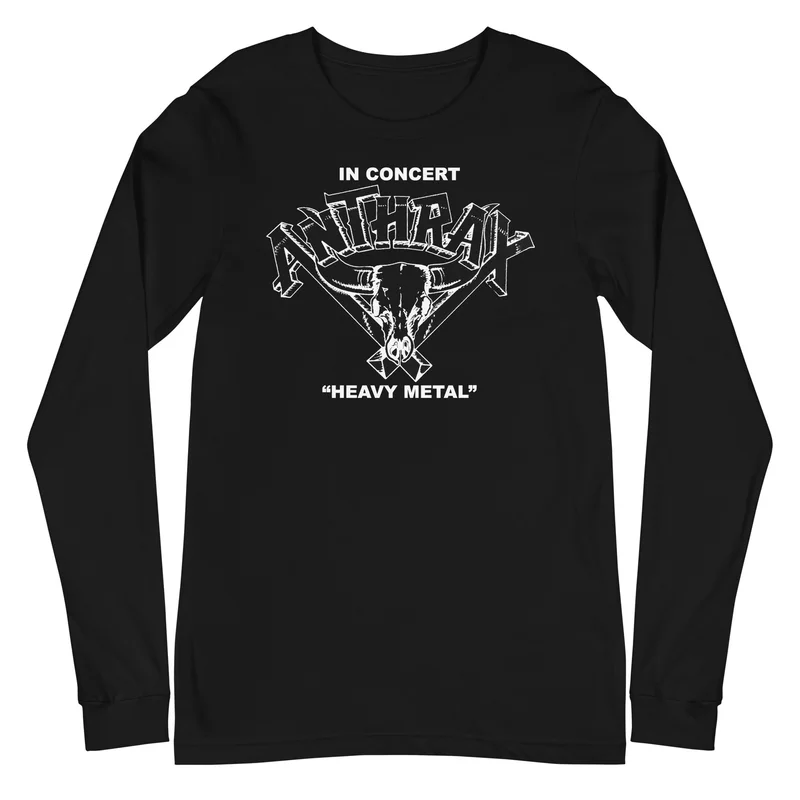 Anthrax - Heavy Metal Long Sleeve T-Shirt Black