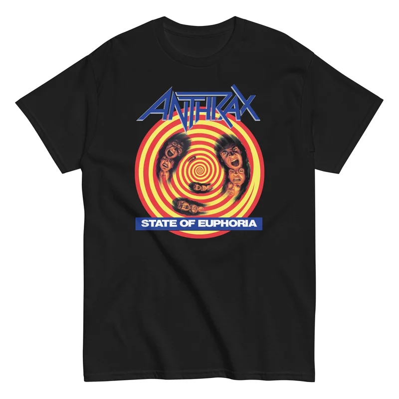 Anthrax - State Of Euphoria T-Shirt Black