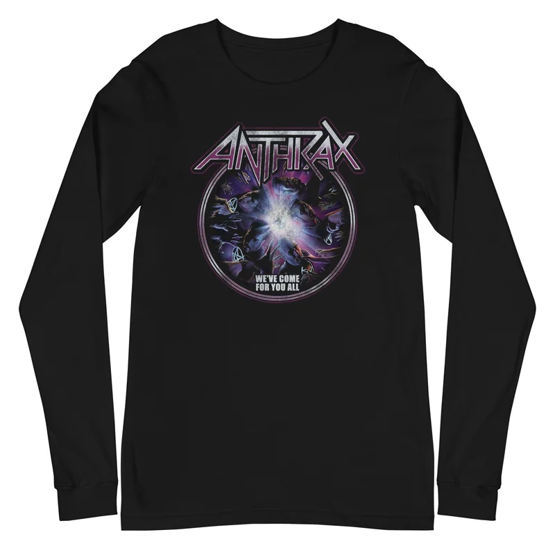 Anthrax - We've Come For You All Long Sleeve T-Shirt Black