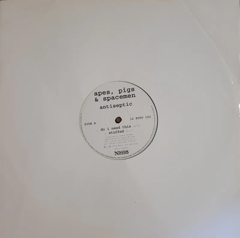 Apes, Pigs & Spacemen - Antiseptic Ep