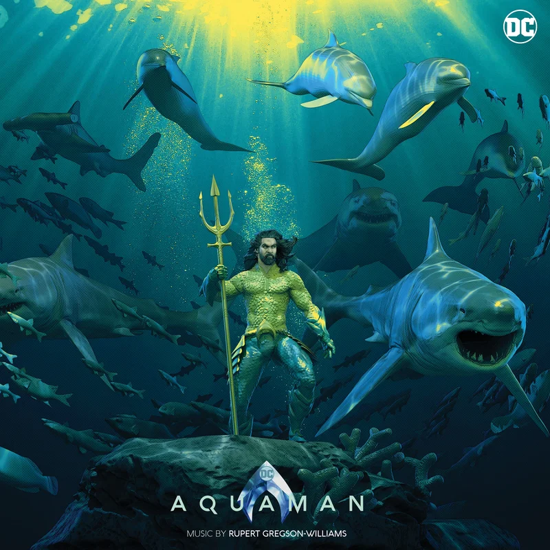 Aquaman - Original Motion Picture Soundtrack Deluxe Edition 3XLP 180 Gram Splatter Vinyl