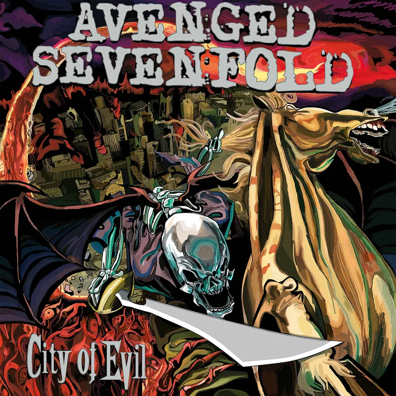 Avenged Sevenfold - City Of Evil [Red & Orange Swirl Vinyl]