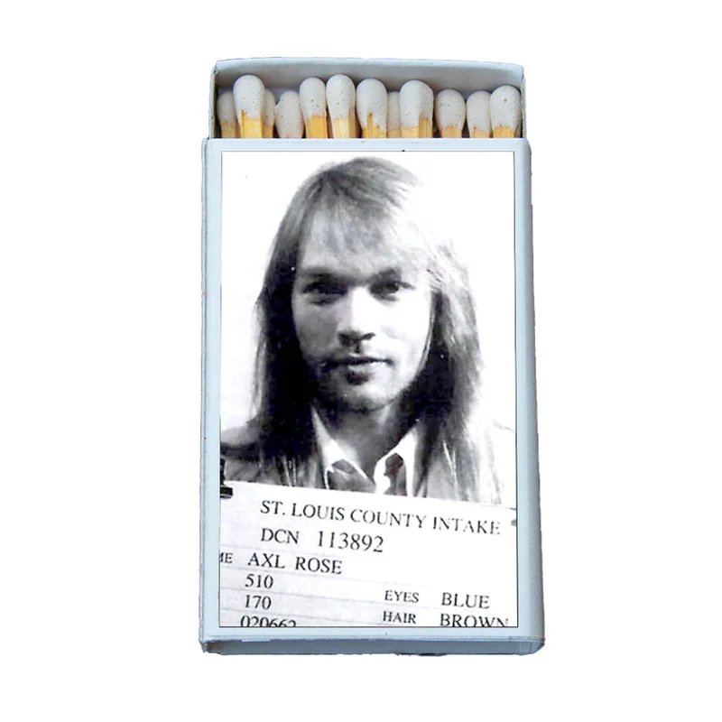 Axl Rose - Mugshot Matchbook