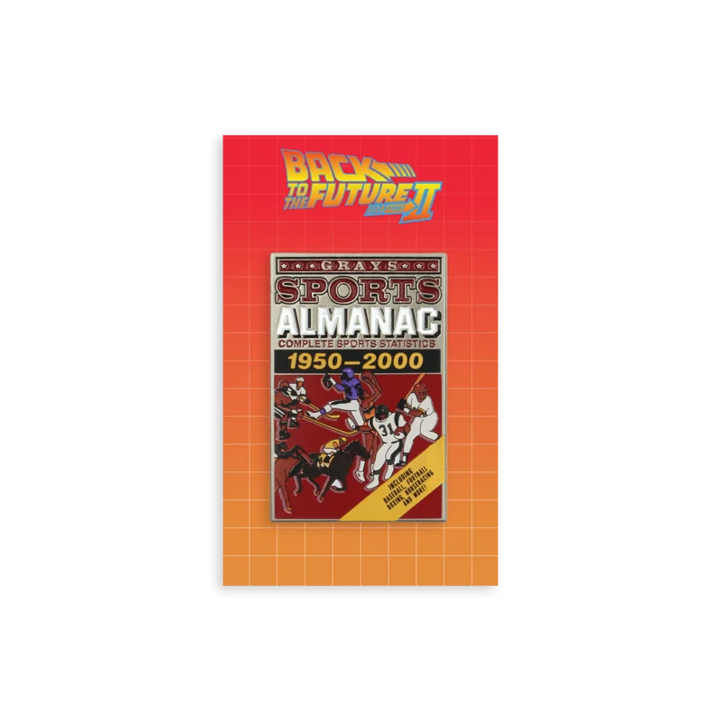 Back to the Future Grays Sports Almanac Enamel Pin