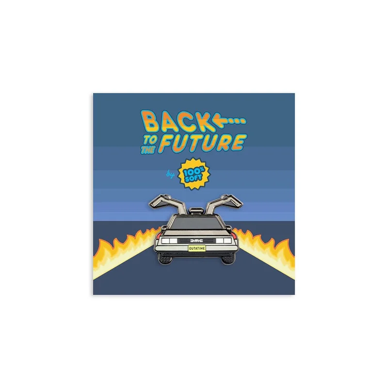 Back to the Future Time Machine Enamel Pin