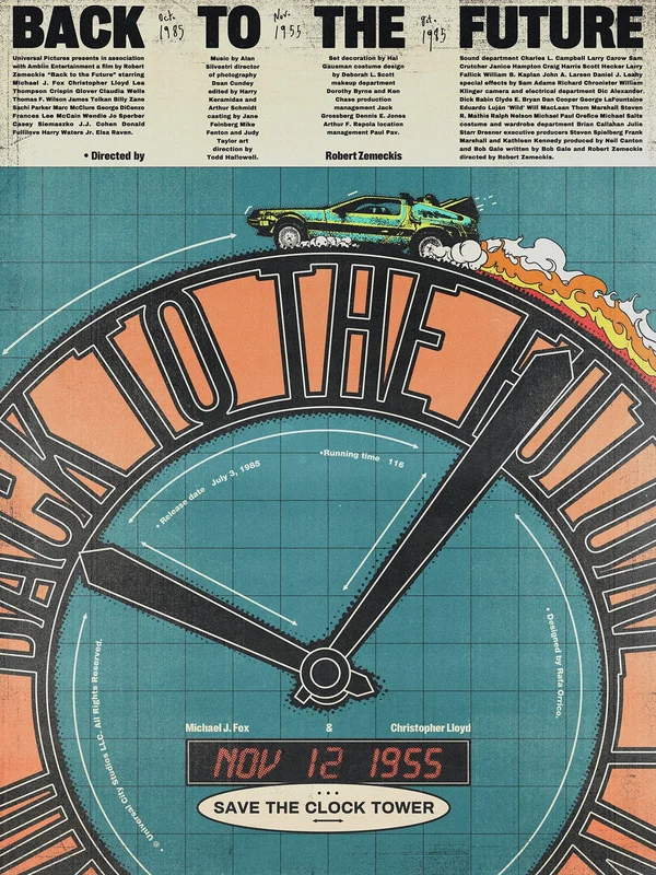 Back to the Future Variant Poster