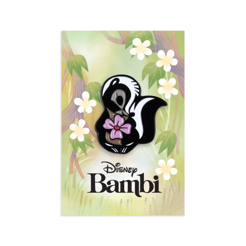 Bambi Flower Enamel Pin