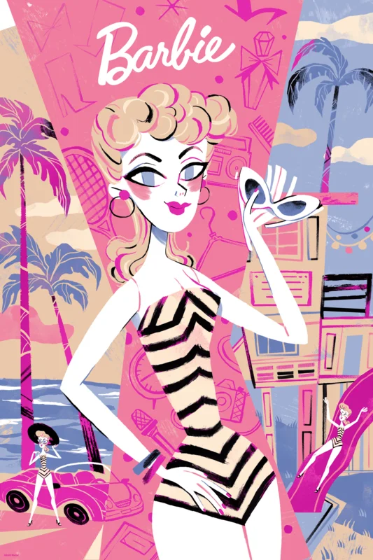 Barbie Foil Variant Poster