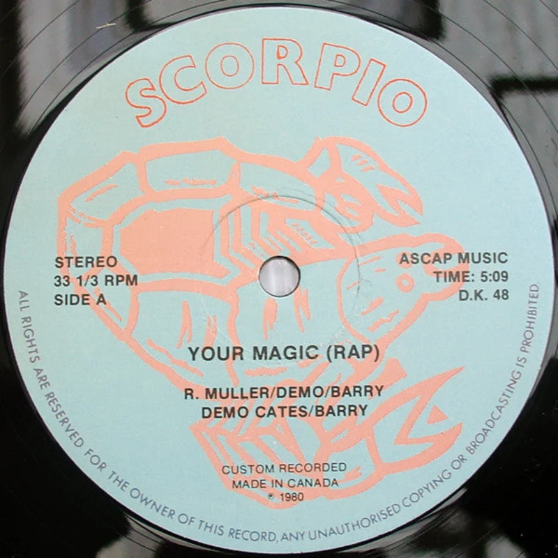 Barry & Demo-Your Magic (Rap) / Magic 12" Single
