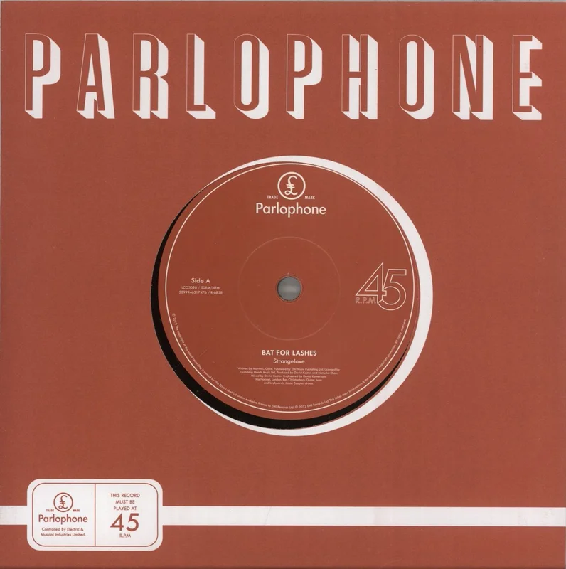 Bat For Lashes Strangelove - RSD - Etched UK 7" vinyl