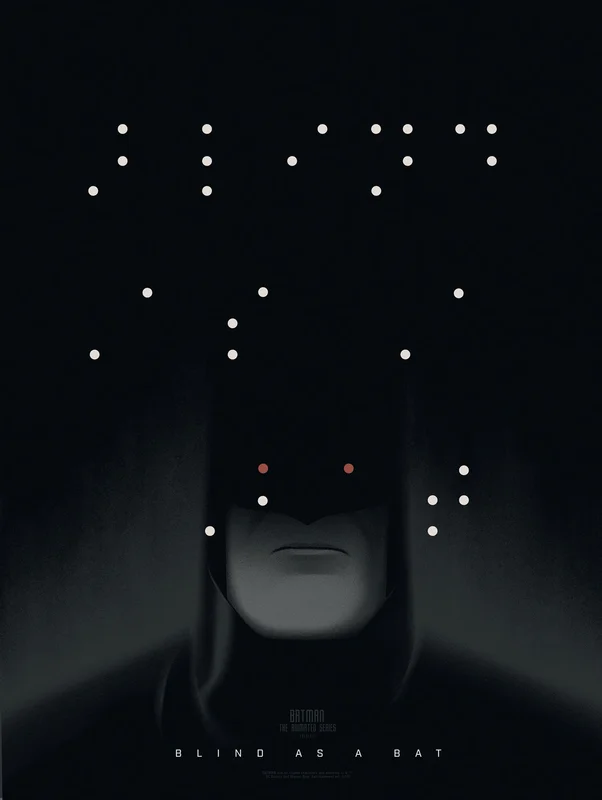Batman: The Animated Series - Blind as a Bat Screenprinted Poster