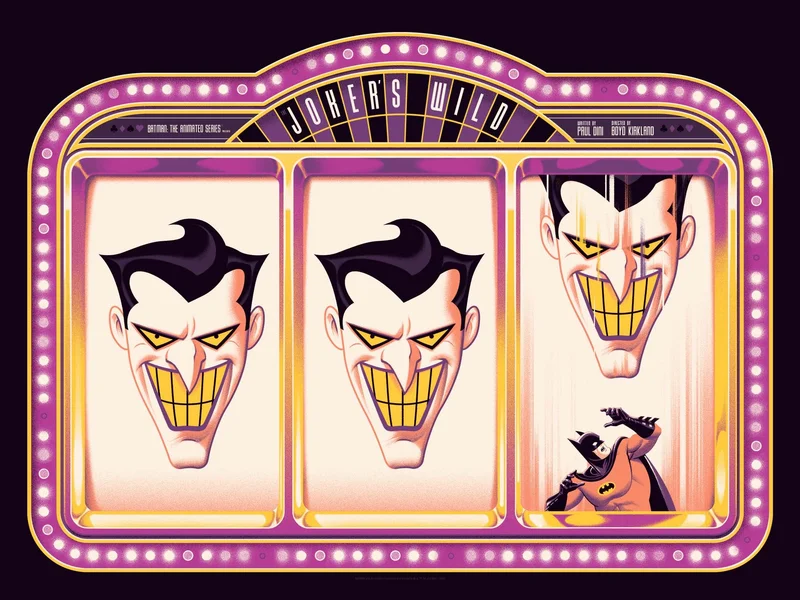 Batman: The Animated Series - Joker's Wild Variant Poster
