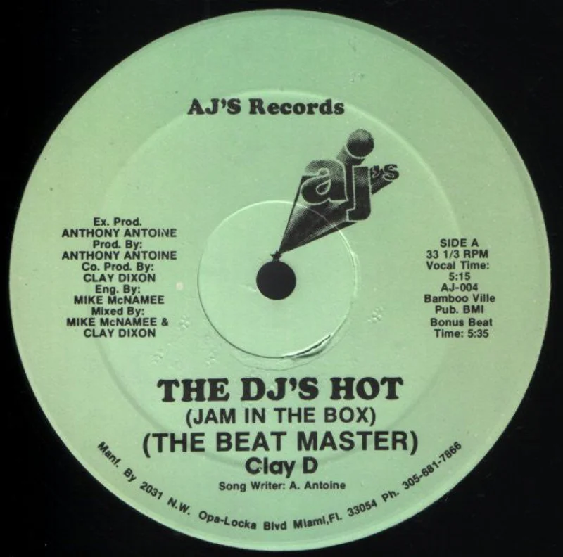 Beat Master Clay D. | The DJ's Hot (Jam In The Box)