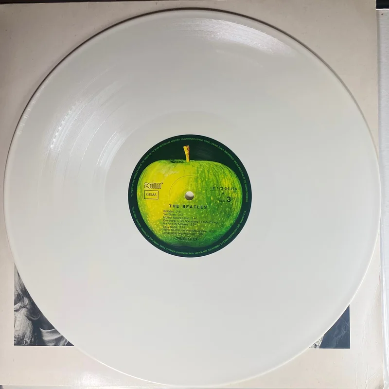 Beatles White Album -White Wax-Germany
