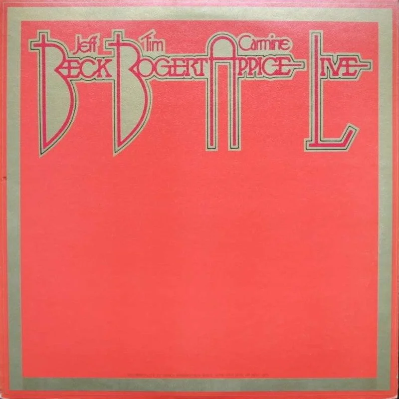 Beck, Bogert & Appice-Beck, Bogert & Appice Live 2xLP Final Sale
