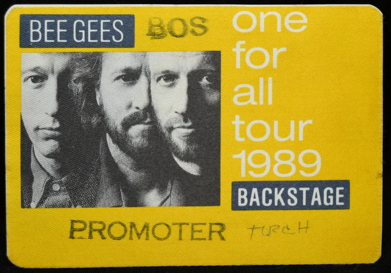 Bee Gees - 1989 Backstage Pass