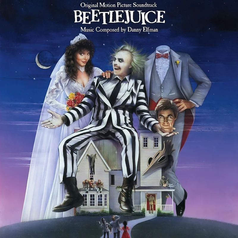 Beetlejuice (Soundtrack) Music by Danny Elfman [Black Vinyl LP]