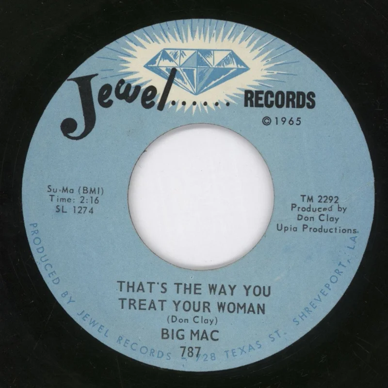 Big Mac That's The Way You Treat Your Woman / Bad Affair US 7" vinyl