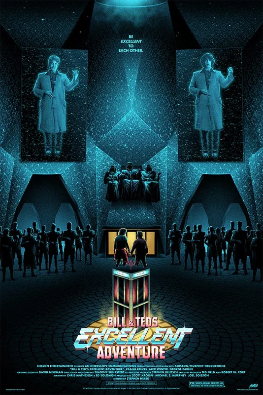 Bill & Ted's Excellent Adventure Poster