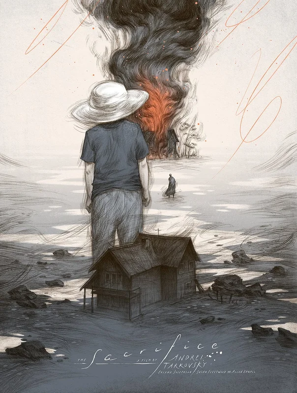 Black Dragon Press x Mondo #13: The Sacrifice Poster