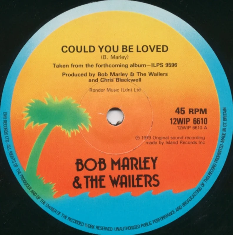 Bob Marley & The Wailers-Could You Be Loved 12" Single