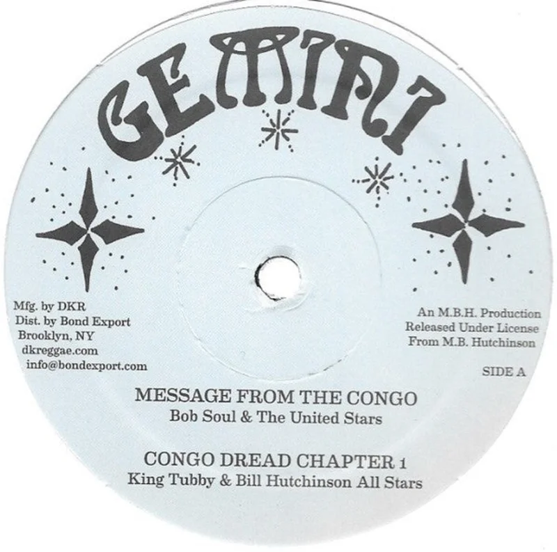 Bobby Soul (2) | Message From The Congo / Ten Long Years (New)