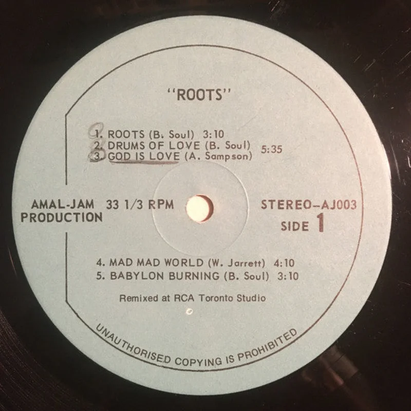 Bobby Soul-"Roots" LP